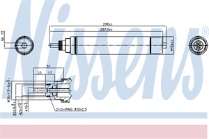 Torkfilter, LAND ROVER FREELANDER I, FREELANDER Soft Top I, MINI MINI, MINI Cabriolet, JRJ100410, JRJ100770, JRJ100780