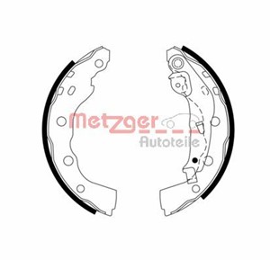 Bromsbackar, sats, Bakaxel, MITSUBISHI CARISMA, CARISMA Sedan, SPACE STAR Minibus, minivan, MR 219797, MR 249796, MR 249798, MR 307762,