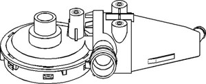 Ventil, vevhusventilation, Cylindriskt huvud, BMW, 1115 1 703 484