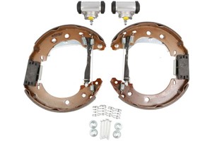 Bromsbackar, sats, Bakaxel, NISSAN KUBISTAR Skåp, RENAULT KANGOO, KANGOO / GRAND KANGOO II, KANGOO Express, 4271 20, 4406000QAH, 7701205