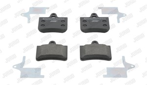 Bromsbeläggsats, Bakaxel, CITROËN C5 I, C5 II, C5 Break I, C5 Break II, C5 Skåp / kombi, 1617257280, 172591, 425217, 425249, 425290, 425