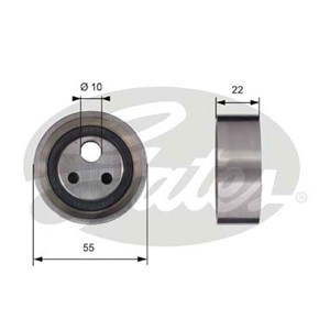 Spännrulle, kamrem, DACIA SANDERO, RENAULT KANGOO Express, SANDERO/STEPWAY I, THALIA I, THALIA II, 13077-00QAJ, 8200102612, 8200211784