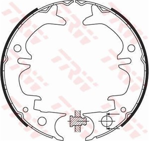 Bromsbackar, sats, Bakaxel, TOYOTA, 46540-20030, 46540-20050, 46540-32010, 46550-20030, 46550-20050, 46550-32010, 46590-20030, 46590-200