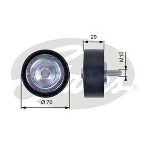 Styrrulle, drivrem, FIAT,IVECO, 504000412
