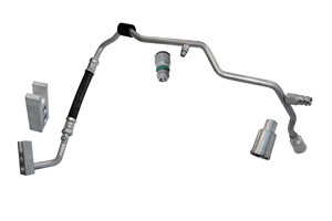 Högtrycksledning, klimatanläggning, OPEL VECTRA B, VECTRA B Halvkombi, VECTRA B Kombi, 6 850 483, 90569955