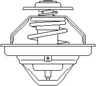 Termostat, kylvätska, AUDI,SKODA,VW, 078 121 113G