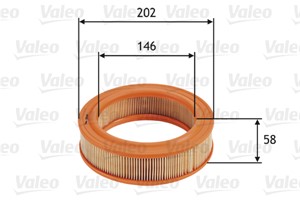 Luftfilter, NISSAN MICRA I, RENAULT 4, 4 Skåp/stor limousine, 5, 5 Skåp/halvkombi, 6, RODEO 4, RODEO 6, 1444L2, 1654601B00, 16546-01B00,