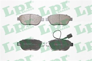 Bromsbeläggsats, Framaxel, ABARTH,FIAT,LANCIA,VAUXHALL, 1605157, 1605181, 425408, 425409, 51928528, 71770122, 77362092, 77362195, 773634
