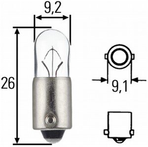 Glödlampa, positionsljus, Sidoinstallation