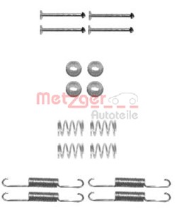Tillbehörssats, bromsbackar, parkeringsbroms, Bakaxel, HYUNDAI TERRACAN, KIA SORENTO I