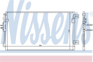 Kondensor, klimatanläggning, CHRYSLER VOYAGER IV, VOYAGER / GRAND VOYAGER IV, 5142490AA, 5142490AB, K5142490AA, K5142490AB