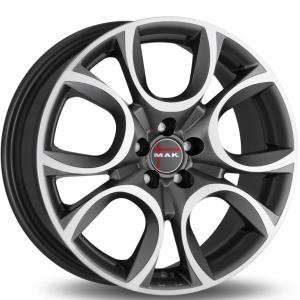 MAK Torino Gunmetal Machined Face 7.5x17 5/110 ET41 B65.1