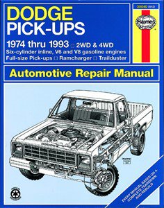 Haynes Reparationshandbok, Dodge Full-Size Pick-up, Universal