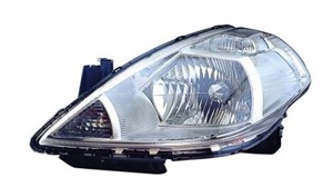 Strålkastare, Höger, NISSAN TIIDA Halvkombi, TIIDA Sedan, 26010-ED025