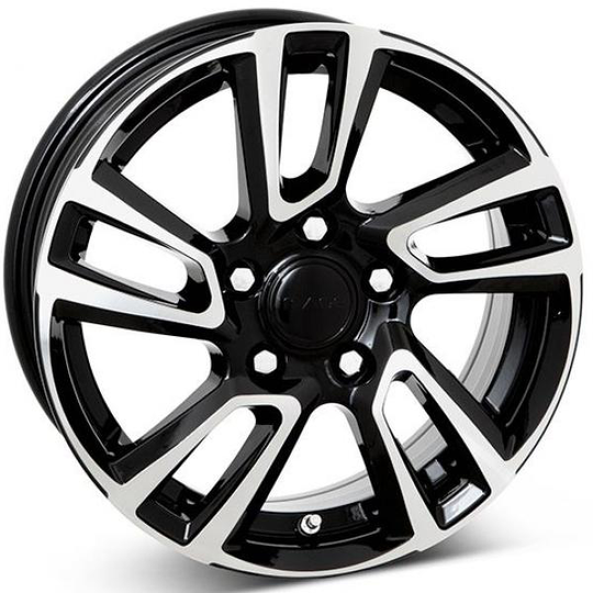 Image Ride Black Polished 6/15 4/100 ET38 B63.3