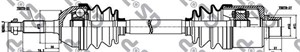 Drivaxel, Fram, höger eller vänster, framaxel höger, framaxel vänster, RENAULT TRAFIC Buss, TRAFIC Flak/chassi, TRAFIC Skåp, 7700850487,