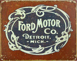 Plåtskylt/Ford Historic, Universal