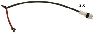 Varningssensor, bromsbeläggslitage, Framaxel, Höger, Vänster, PORSCHE 911, 911 Cabriolet, 911 Targa, BOXSTER, 997 612 757 00