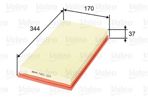 Luftfilter, JEEP CHEROKEE, VOLVO S40 I, V40 Kombi, 1221013, 30812710, 30812710.9, 308127109, 30850831, 30852831, 30858441, PC972