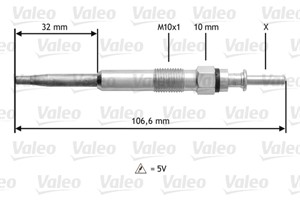 Glödstift, ALPINA,BMW, 12 23 7 786 869, 12237786869, 77.86.8.69, 7786869, 8-98077997-0