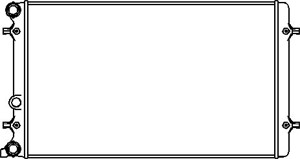 Kylare, motorkylning, AUDI,SEAT,SKODA,VW, 1J0 121 253AD, 1J0 121 253AT, 1J0 121 253B, 1J0 121 253H, 1J0 121 253J, 1J0 121 253P, 81.43701