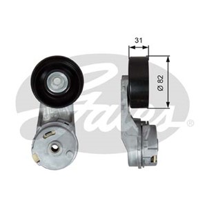 Spännrulle, flerspårsrem, CHEVROLET,OPEL,SAAB,VAUXHALL, 12605175, 1340584