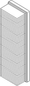 Luftfilter, RENAULT CLIO I, CLIO Skåp/halvkombi I, TWINGO I, TWINGO Skåp/halvkombi I, 7701 036 270