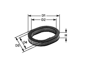 Luftfilter, CITROËN,NISSAN,PEUGEOT,ROVER, 1444A5, 1444A6, 1444VA, 165466F900, PC630