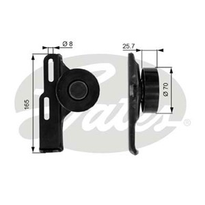 Spännrulle, flerspårsrem, RENAULT MEGANE I, MEGANE Cabriolet I, MEGANE Classic I, MEGANE Coach I, MEGANE Grandtour I, MEGANE Scenic, 770