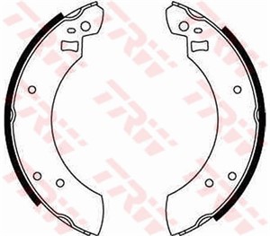 Bromsbackar, sats, Bakaxel, FORD CAPRI I, CAPRI II, CAPRI III, ESCORT I, ESCORT II, 1555151, 5015654, 5019036, 5020545, 5020555, 6079622