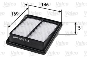 Luftfilter, HONDA JAZZ II, 17220PWA505, 17220-PWA-505, 17220PWAJ10, 17220-PWA-J10