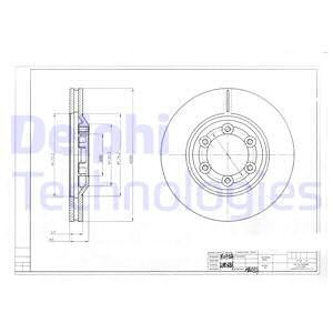 Bromsskiva, ISUZU D-MAX I, D-MAX Flak/chassi I, 8973606780, 8980062590, 8980062591, 98006259