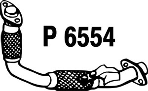 Avgasrör, Fram, TOYOTA COROLLA, COROLLA Compact, COROLLA Kombi, COROLLA Liftback, 174710-6400