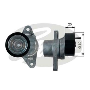 Spännrulle, flerspårsrem, DACIA,NISSAN,RENAULT, 117502781R, 11925-00Q1A, 82.00.808.764, 82.00.933.753, 8200933753