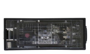 Belysning, registreringsskylt, DACIA,FIAT,MERCEDES-BENZ,NISSAN,OPEL,RENAULT,SMART, 26 51 084 74R, 26510-00Q0A, 4416659, 4422473, 82 00 4