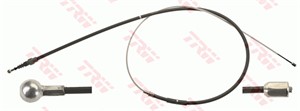 Vajer, parkeringsbroms, Bak, SKODA ROOMSTER, ROOMSTER Praktik, 6Q7 609 721 C, 6Q7 609 721 E