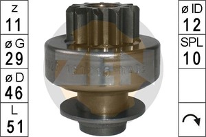 Frihjulsväxel, startmotor, CITROËN,FIAT,HONDA,OPEL,PEUGEOT,RENAULT,SUZUKI,TOYOTA,VOLVO