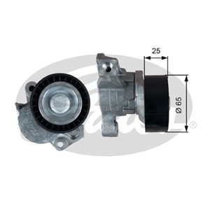 Spännrulle, flerspårsrem, AUDI,SEAT,SKODA,VW, 04B903315