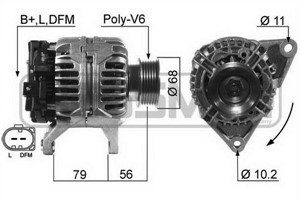Generator, IVECO DAILY Flak/chassi III, DAILY Skåp III, 500317453, 99463372