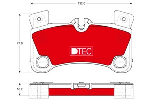 Bromsbeläggsats, Bakaxel, AUDI Q7, PORSCHE CAYENNE, VW TOUAREG, 7L0 698 451 C, 7L0 698 451 D, 7L0 698 451 E, 7L0 698 451 F, 955 352 939