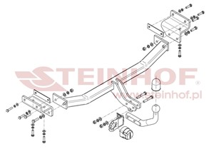 Dragkrok, Standard, HYUNDAI i30, KIA CEE'D