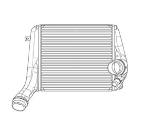 Intercooler, Höger, PORSCHE PANAMERA, 97011021002