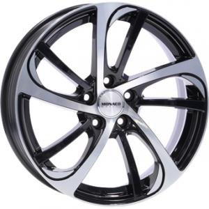 Monaco MC10 Gloss Black Polished 8x18 5/112 ET35 B66.4