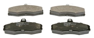 Bromsbeläggsats, Framaxel, SKODA FELICIA I, FELICIA Kombi II, FELICIA Pick-up I, VW CADDY Pick-up II, 23512161, 6U0 698 151E