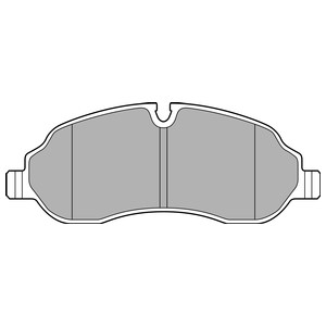 Bromsbeläggsats, Framaxel, FORD TRANSIT V363 Buss, TRANSIT V363 Flak/chassi, TRANSIT V363 Skåp, 1824121, 1829400, 1840479, 2005987, 2006