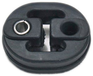 Gummiupphängning, avgassystem, Fram, Mittenljuddämpare