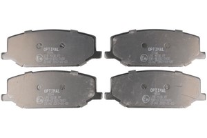 Bromsbeläggsats, Framaxel, SUZUKI JIMNY Terrängbil täckt, SAMURAI Terrängbil täckt, SJ410, SJ410 Cabrio, SJ413, SUPER CARRY Buss, 551107