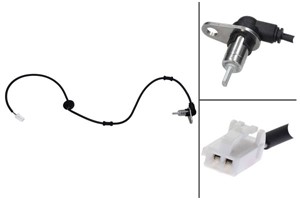 ABS-givare, Sensor, hjulvarvtal, Bakaxel höger, MAZDA PREMACY, C100-43-71Y