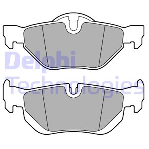 Bromsbeläggsats, Bakaxel, BMW, 3421 6767 150, 3421 677 469, 3421 6773 161, 34212288891, 34212288892, 34212409259, 34216767148, 342167731