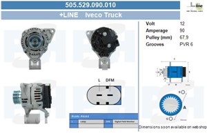 Generator, IVECO DAILY Buss III, DAILY Flak/chassi III, DAILY Skåp III, 2995982, 500317453, 5003174533, 500317543, 99463372
